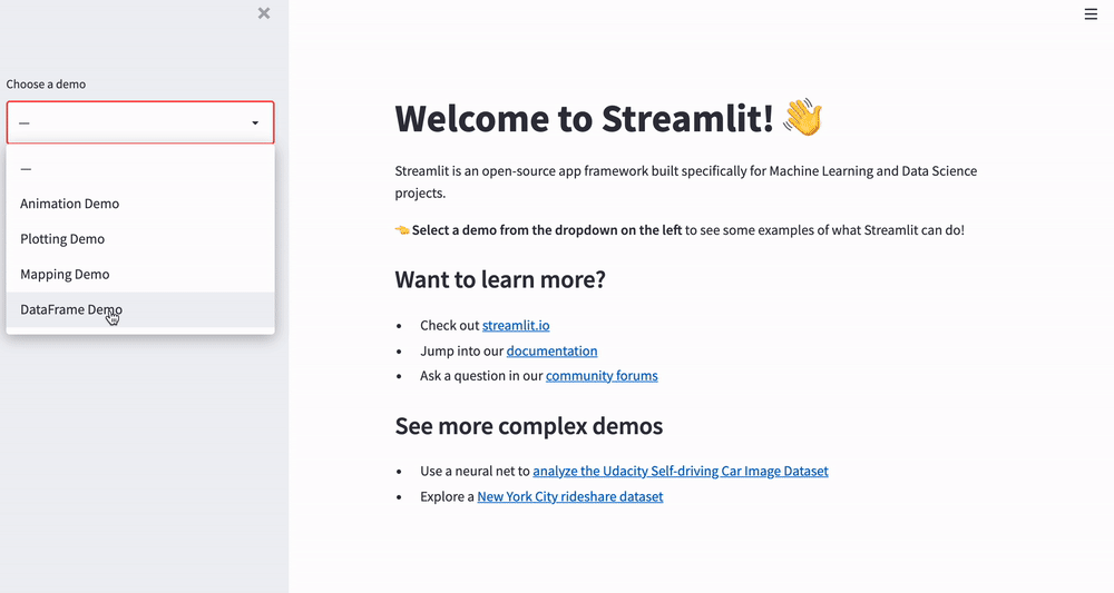 Streamlit：一個開箱即用的工具集