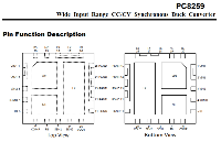PC8259(CC/CV控制）5V/4.8A输出同步降压芯片内建补偿 带EN引脚 可调频率输出