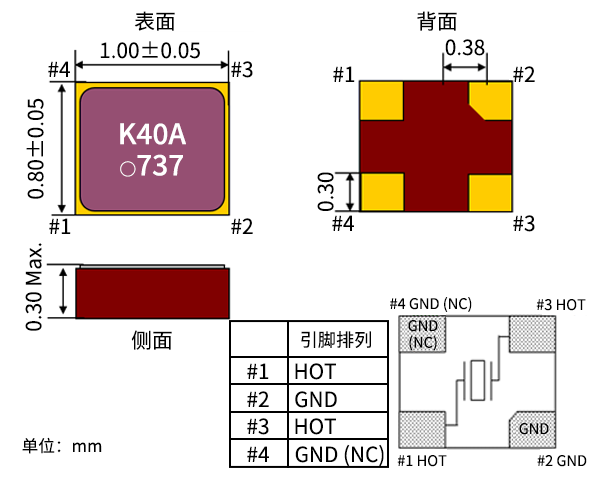 超<b class='flag-5'>小型</b>晶體諧振器CX1008SB系列
