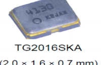 TG2016SKA/TG2016SLA TCXO適用于車載GNSS和V2X