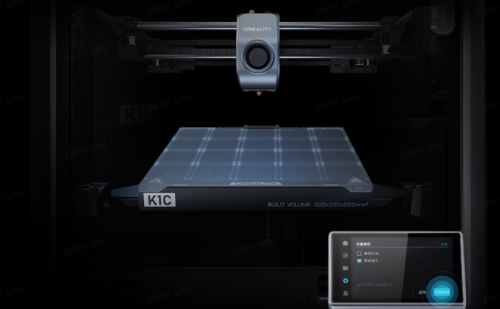 “材”藝非凡 創想三維新款3D打印機K1C 暢快來襲
