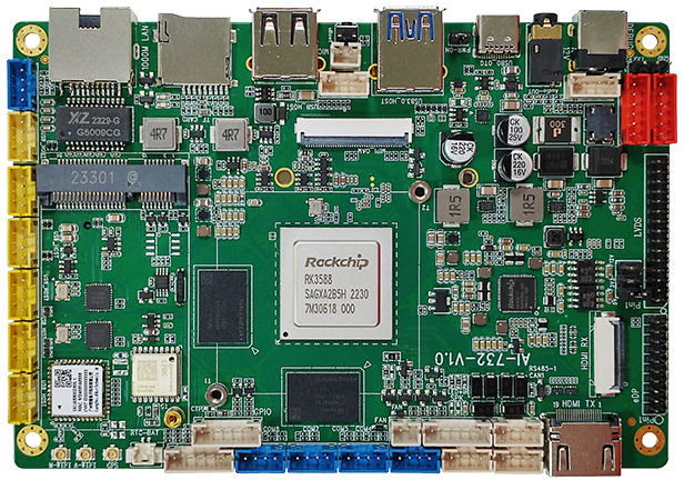 音诺恒RK3588 AI算力人工智能直播机NVR边缘计算工业工控安卓主板