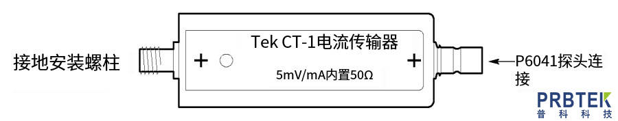 泰克TEKTRONIX交流微小电流探头CT1的安装使用方法