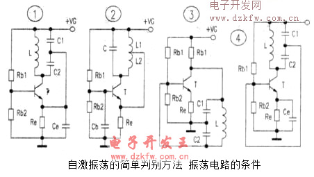 自激振蕩的簡單判別方法 振蕩電路的條件