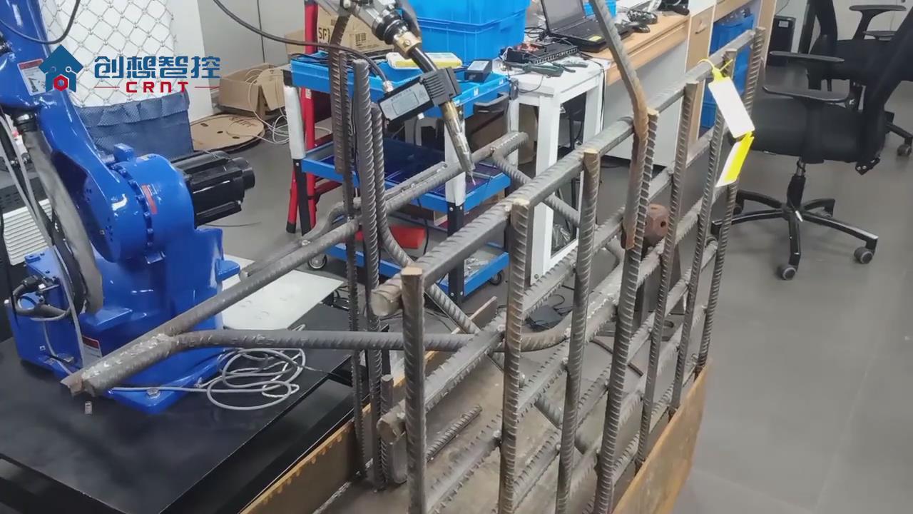 创想焊缝跟踪系统适配藦卡机器人进行自动化焊接的应用