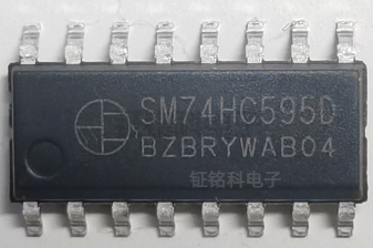 LED单双色显示屏逻辑驱动芯片：SM74HC595D的功能和应用