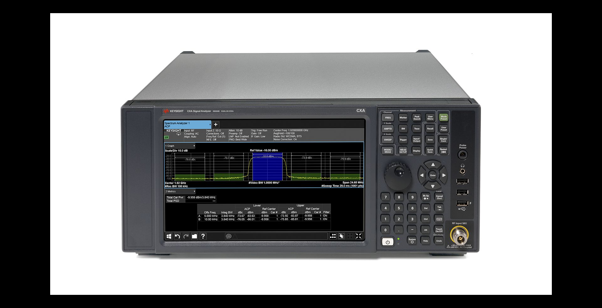 是德频谱分析仪N9000B功率偏低维修