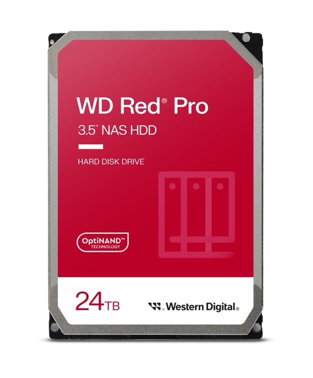 西部数据公司正式批量出货全新24TB WD Red Pro <b class='flag-5'>HDD</b>