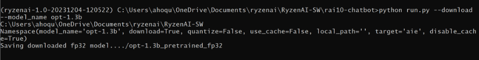 使用Ryzen ™ AI处理器构建聊天机器人