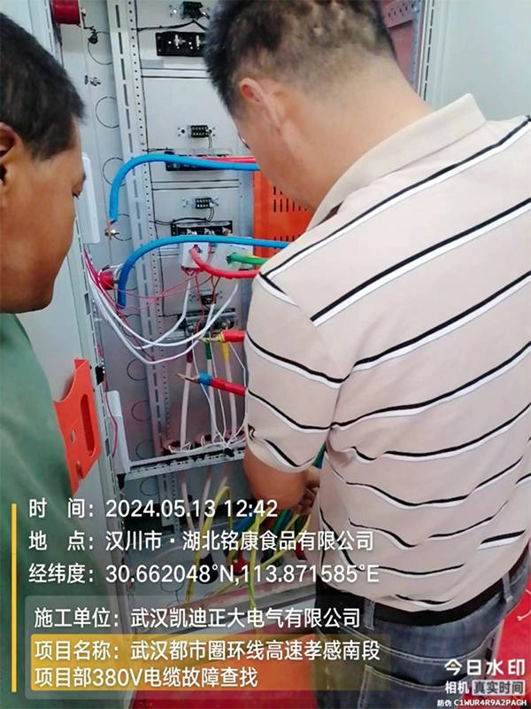 武汉都市圈环线高速孝感南段电缆故障排查