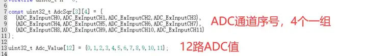 CW32使用DMA單通道、定時(shí)器觸發(fā)ADC實(shí)現了多路AD采集