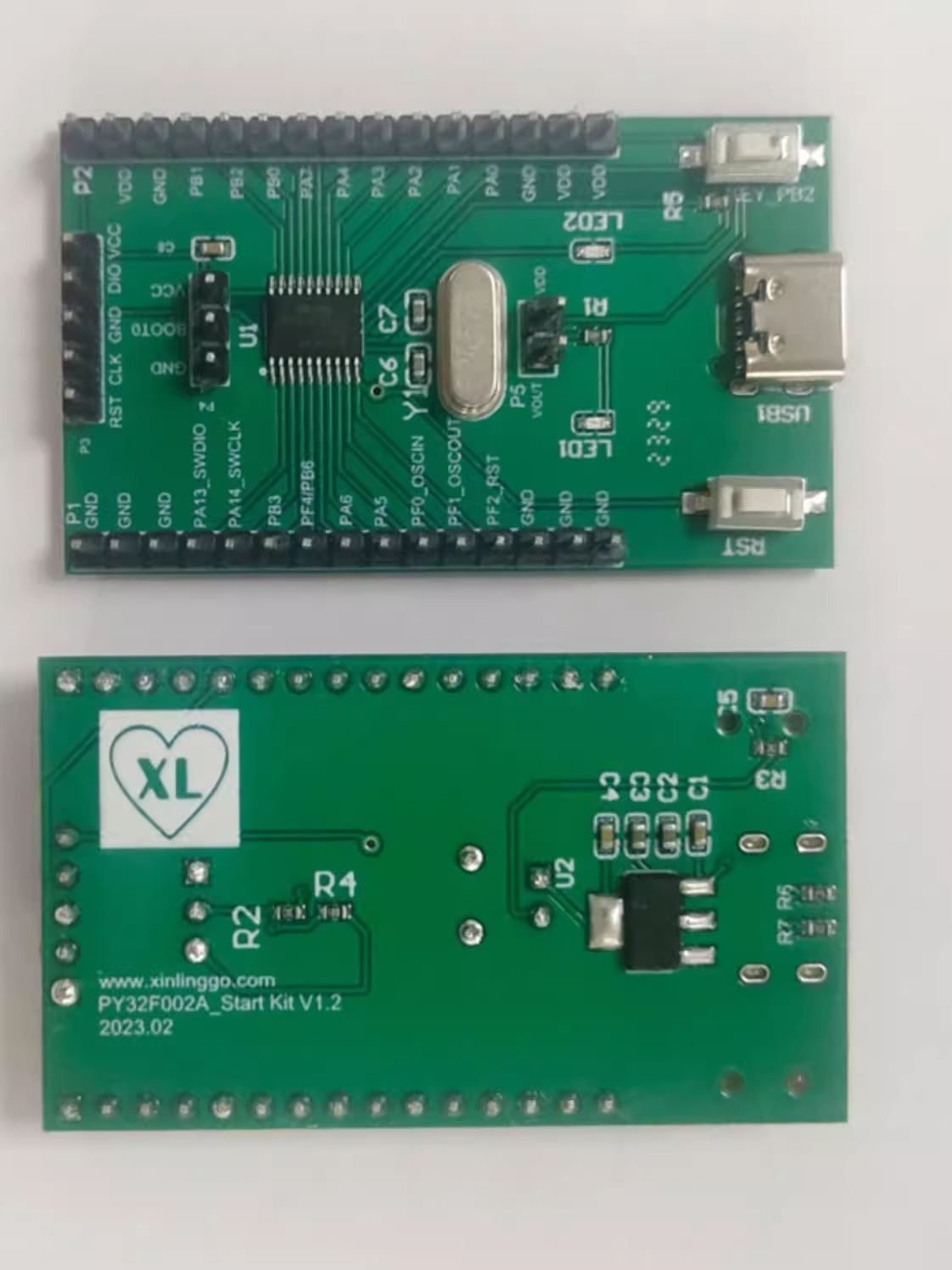 PY32系列單片機開發板 常用型號都有 支持Keil，IAR進行開發