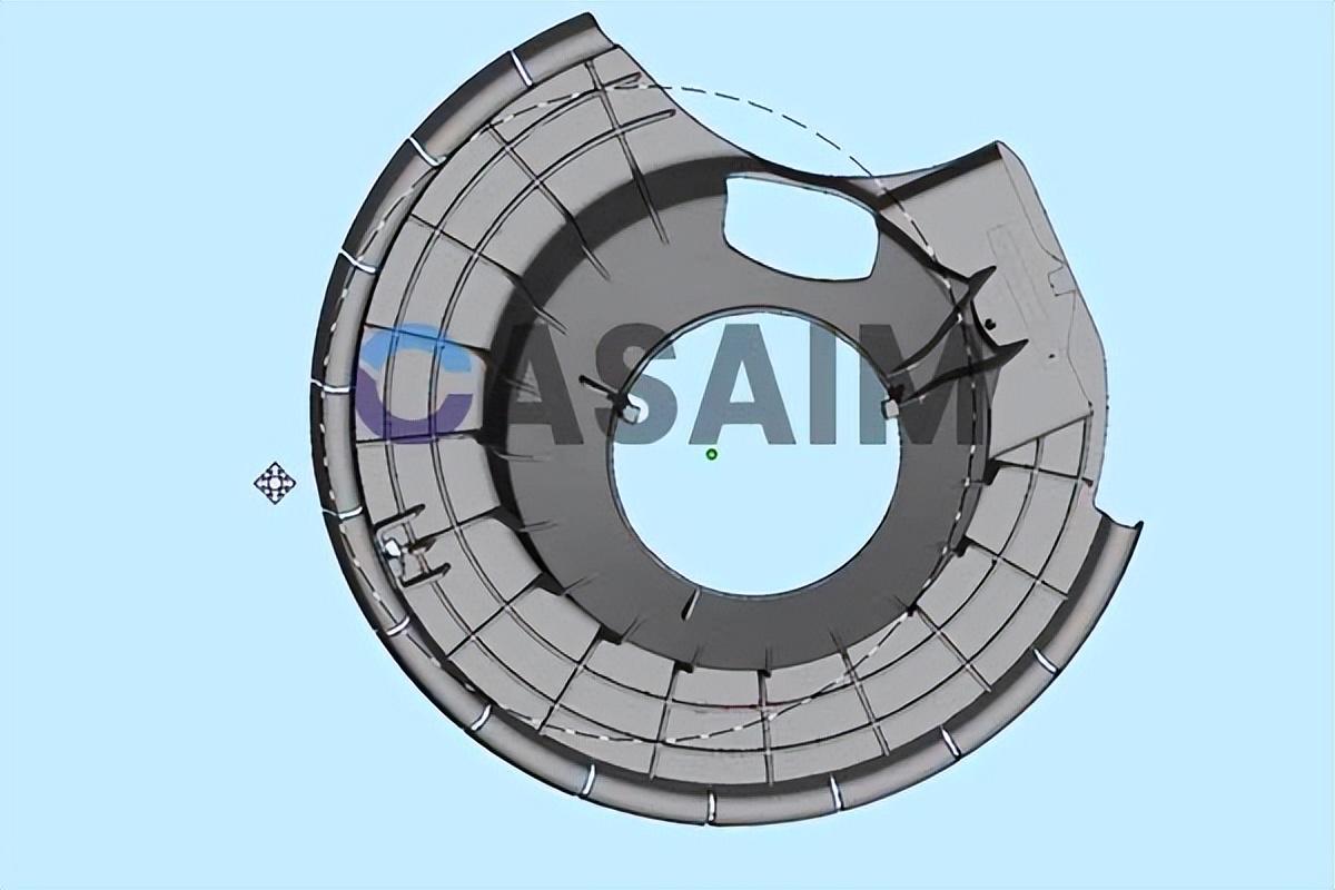 塑胶件三维扫描CAV检测3D色谱图分析偏差比对-CASAIM