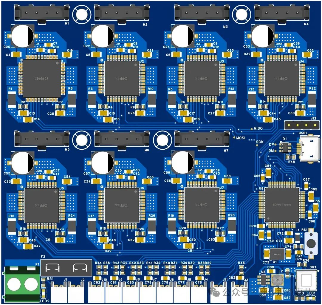 基于STM32F405RGT6的<b class='flag-5'>TMC</b>2660步進電機驅動器，附帶原理圖+PCB