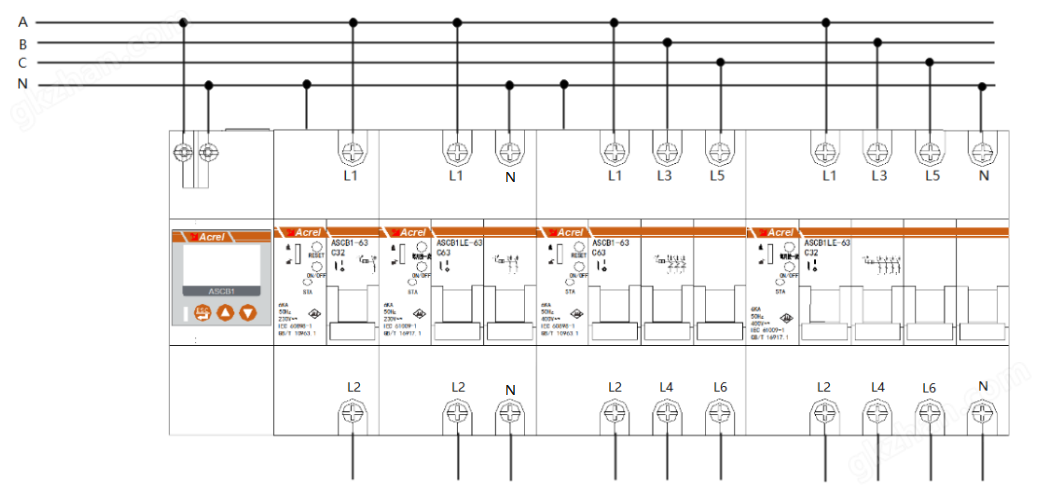 安科瑞ASCB1LE/<b class='flag-5'>63</b>/C<b class='flag-5'>63</b>/4P智能微型斷路器實(shí)時(shí)監(jiān)測(cè)