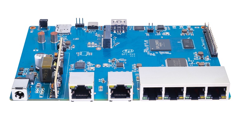 Banana Pi BPI-RV2 RISC-V路由開發板采用矽昌通信SF2H8898芯片