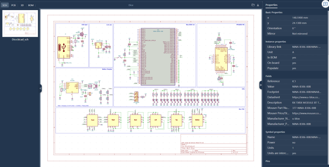 <b class='flag-5'>Made</b> with <b class='flag-5'>KiCad</b>（113）：低功耗藍牙智能骰子