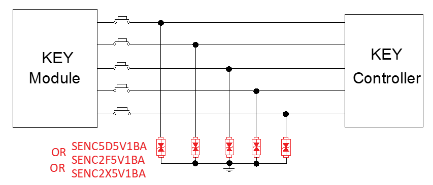 KEY按键静电保护方案