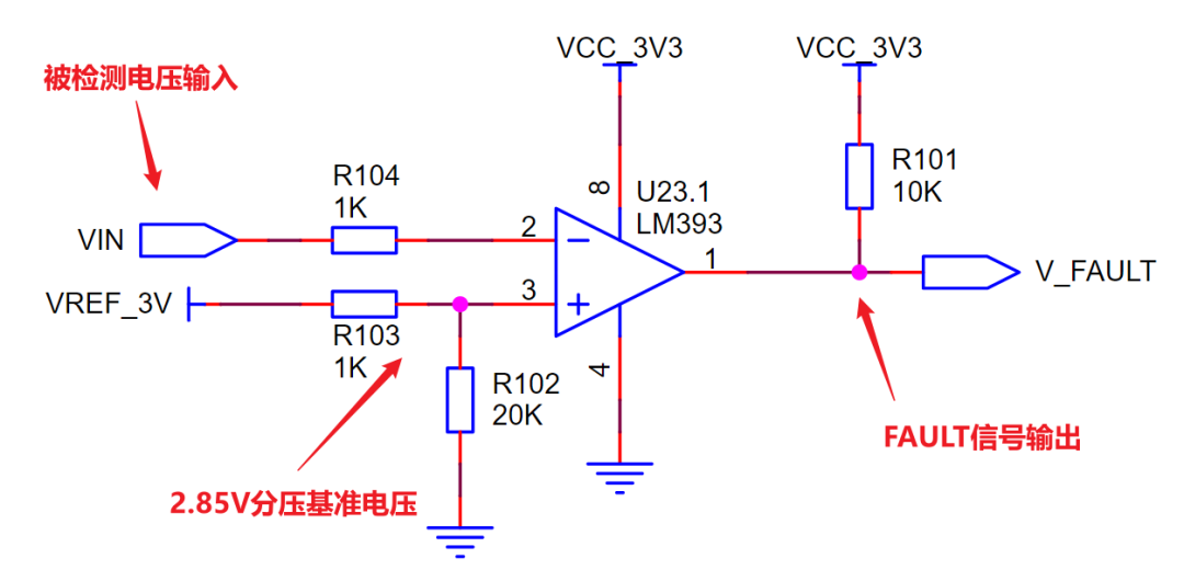 群友的问题 共模电压导致LM393比较器输出异常