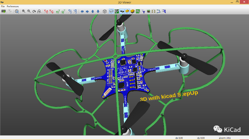 kicadStepUp:KiCad 與 FreeCAD 之間的<b class='flag-5'>機電</b>協同