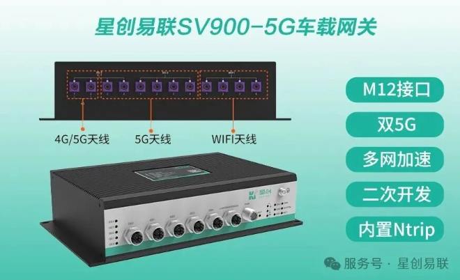 SV900 -5G车载网关助力无人配送最后一公里