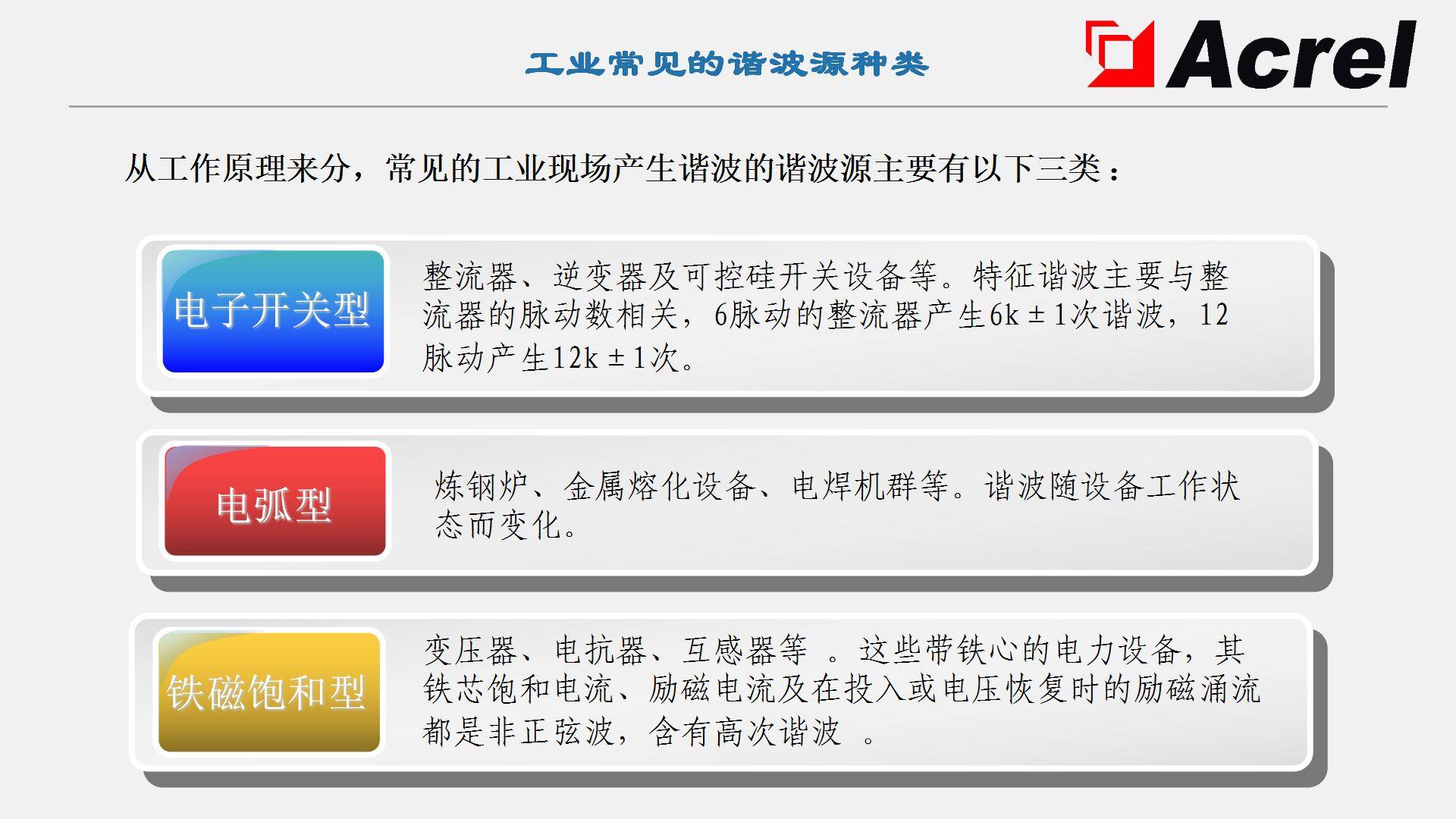 <b class='flag-5'>工業(yè)</b>發(fā)展中常見的一些電能質(zhì)量問題都是如何解決的