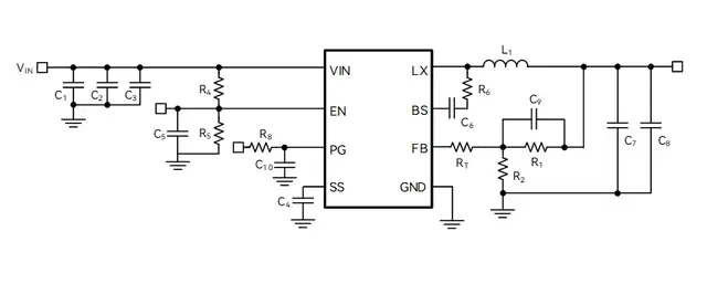 24V 3A / ACOT控制 / ±1%高精度输出 | TMI3383 高性能同步Buck转换器
