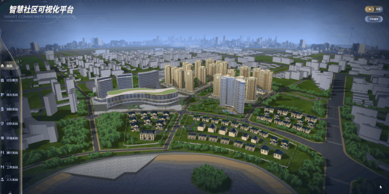圖撲 HT 驅(qū)動<b class='flag-5'>智慧</b>社區(qū)數(shù)字化轉(zhuǎn)型：多維<b class='flag-5'>可視化</b>與系統(tǒng)集成實踐
