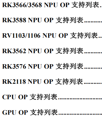 一文掌握瑞芯微RK系列NPU算子支持全景：覆盖6大平台，新增硬件加速算子，嵌入式AI开发不踩坑
