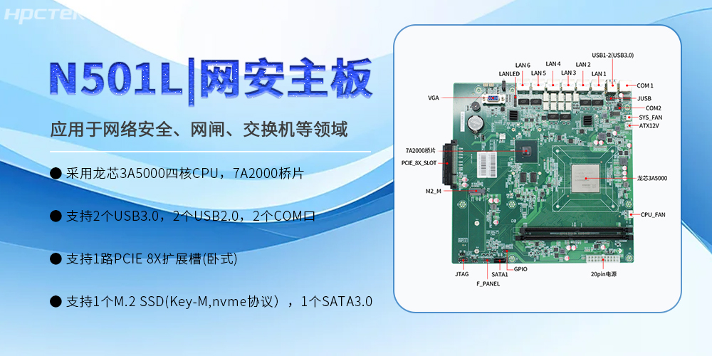 龍芯網(wǎng)安主板，筑牢<b class='flag-5'>工業(yè)</b><b class='flag-5'>發(fā)展</b>安全屏障，開啟可靠新時(shí)代