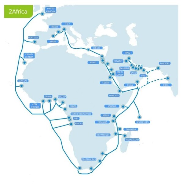 2Africa<b class='flag-5'>海</b><b class='flag-5'>纜</b>主干<b class='flag-5'>系統(tǒng)</b>完工，中國移動<b class='flag-5'>國際</b>助力非洲數(shù)智化發(fā)展