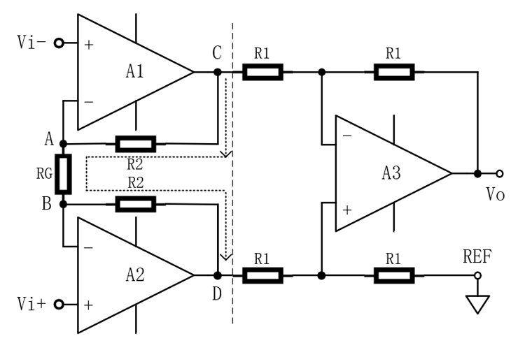 仿真分析仪表放大器共模抑制比
