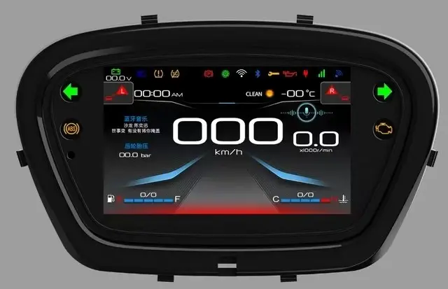 四合一蓝牙WiFi助力两轮车TFT仪表智能化升级