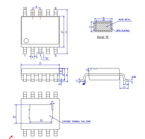 英集芯 INJOINIC IP5426V 4.6-5.8V 輸入 500mA 充電  400mA  + NTC 保護(hù) TWS