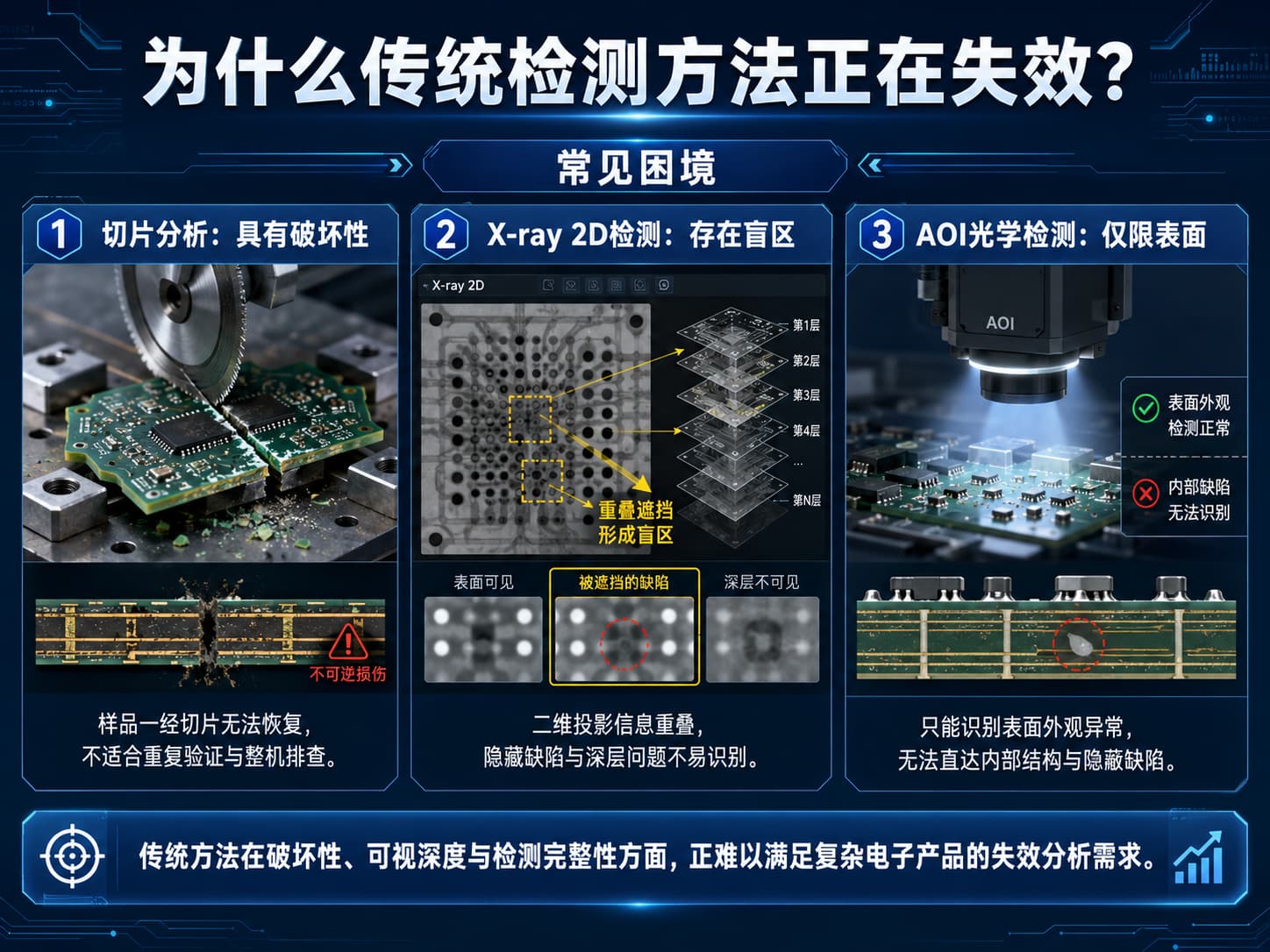 PCB<b class='flag-5'>工业</b><b class='flag-5'>CT</b>无损<b class='flag-5'>检测</b> | 高精度<b class='flag-5'>内部</b><b class='flag-5'>缺陷</b>三维成像服务