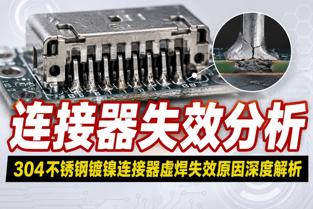 连接器失效分析：304不锈钢镀镍连接器<b class='flag-5'>虚</b>焊失效原因深度解析