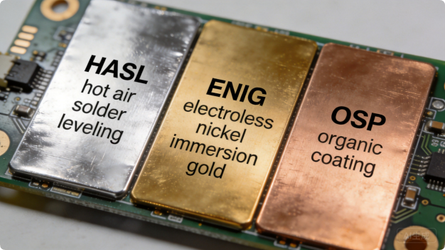 PCB表面处理选喷锡、沉金还是OSP？一文讲清三种工艺的适用场景