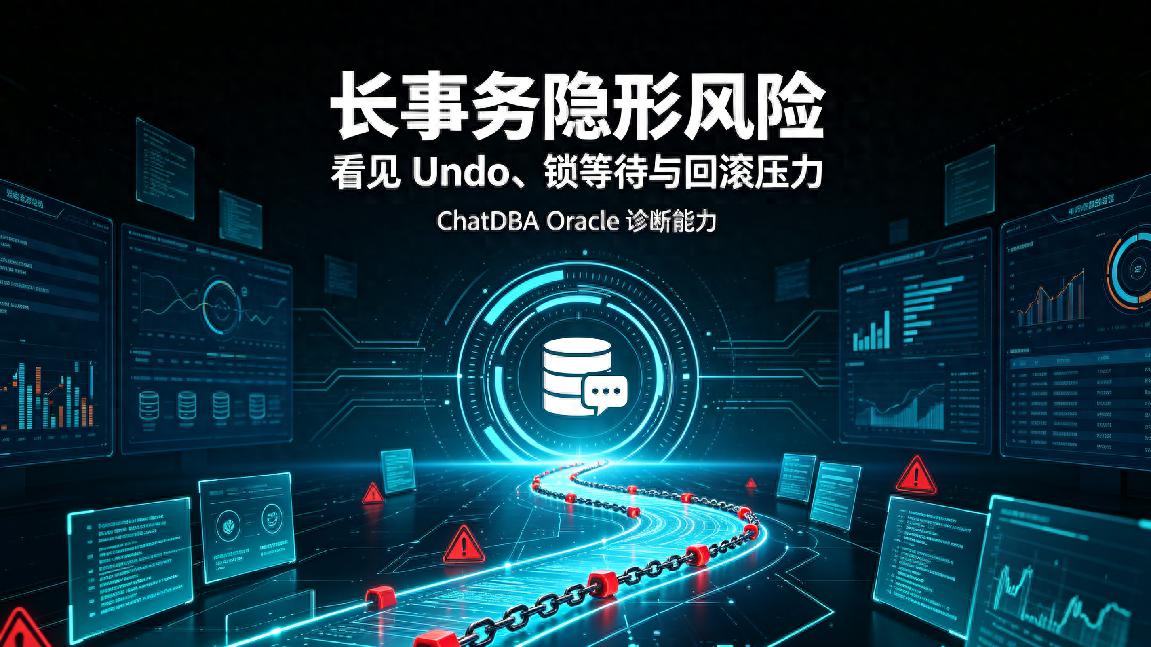 Oracle 长事务正在消耗 undo 空间，ChatDBA 能提前发现