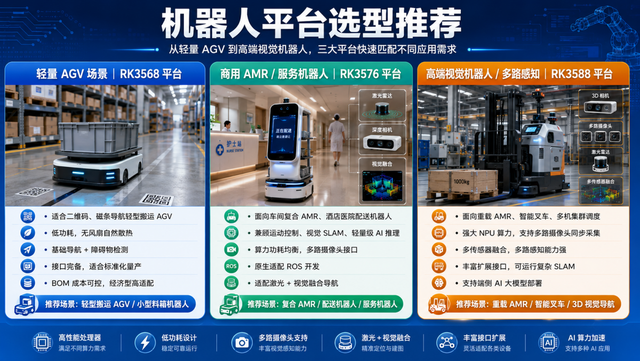 AGV/AMR/移动机器人五大行业痛点?瑞迅科技RK3588/3576选型避坑指南