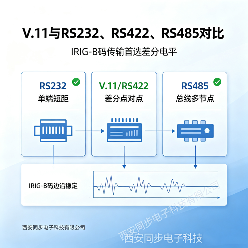 V.11 接口科普及其在 IRIG-B 码授时产品上的应用