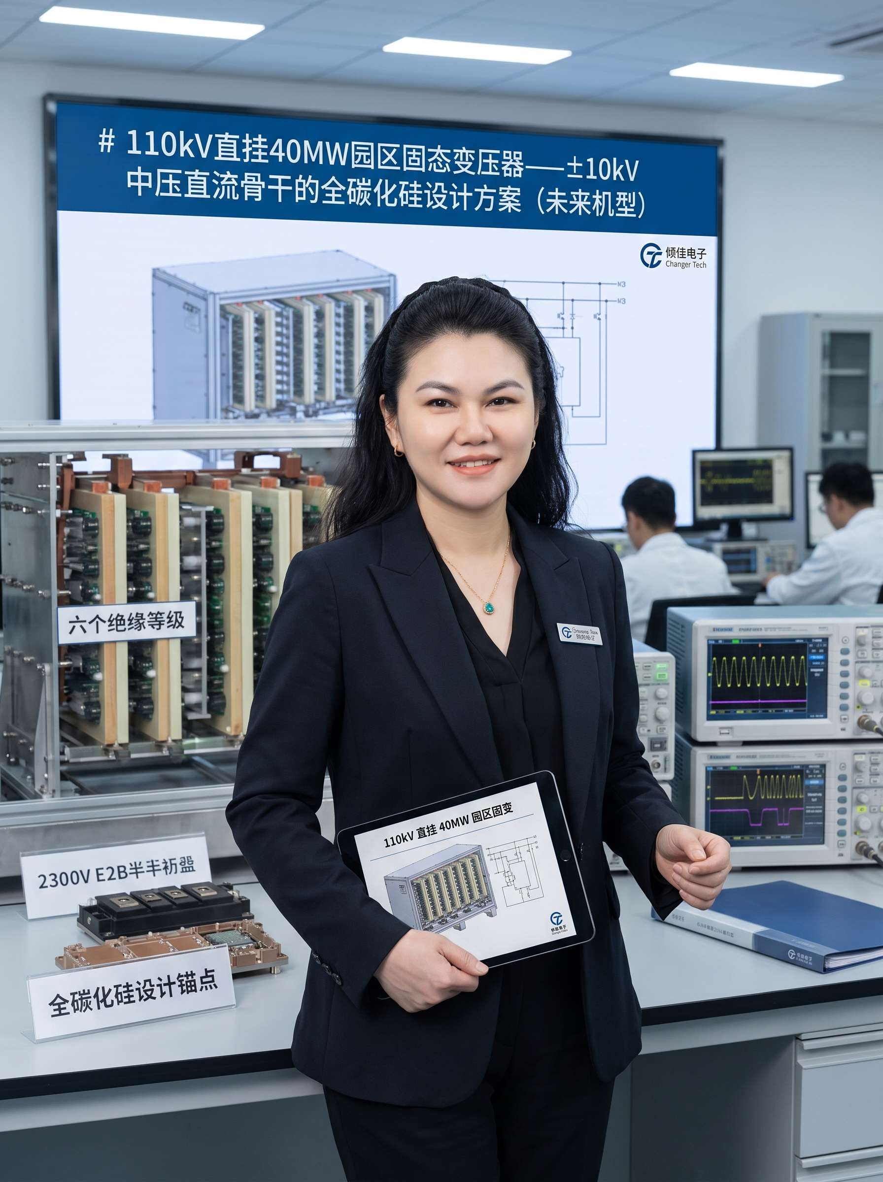 110kV 直挂 40MW 园区主变替代固态变压器——±10kV 中压直流骨干