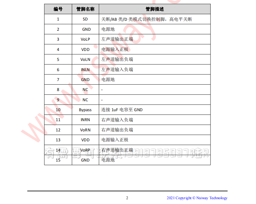 音频功率放大器