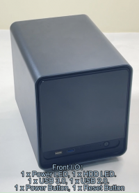 Qotom Q30912DS 4 盤位 3.5 英寸硬盤迷你電腦 NAS 存儲服務器產品升級