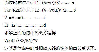 同相放大器