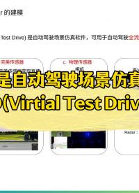 什么是自动驾驶场景仿真软件——VTD(Virtial Test Drive)？#ADAS #智能驾驶 