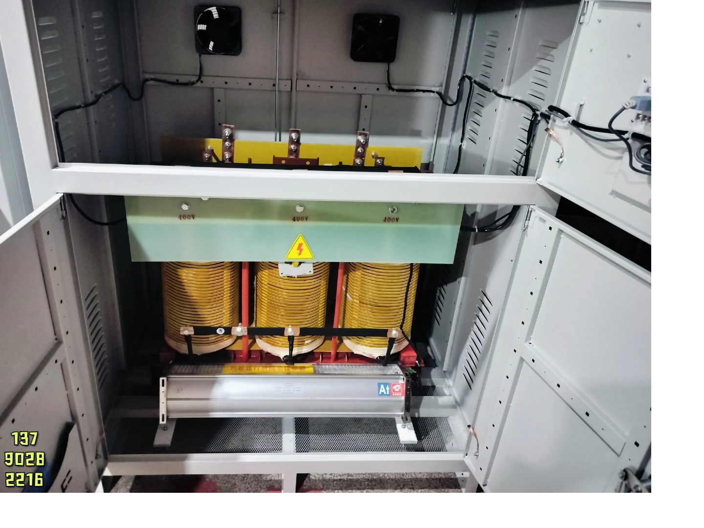 新能源發電轉空調用電，三相400V轉三相340V