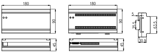 <b class='flag-5'>安科</b><b class='flag-5'>瑞</b><b class='flag-5'>列</b><b class='flag-5'>頭</b><b class='flag-5'>柜</b>直流進線監(jiān)控模塊<b class='flag-5'>AMC100</b>-ZD