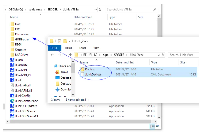 實踐JLink 7.62手動<b class='flag-5'>增加</b>新MCU型號<b class='flag-5'>支持</b>新方法