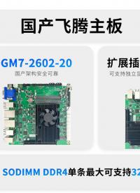 集特 纯国产化Mini-ITX主板GM7-2602-20 飞腾D2000八核
