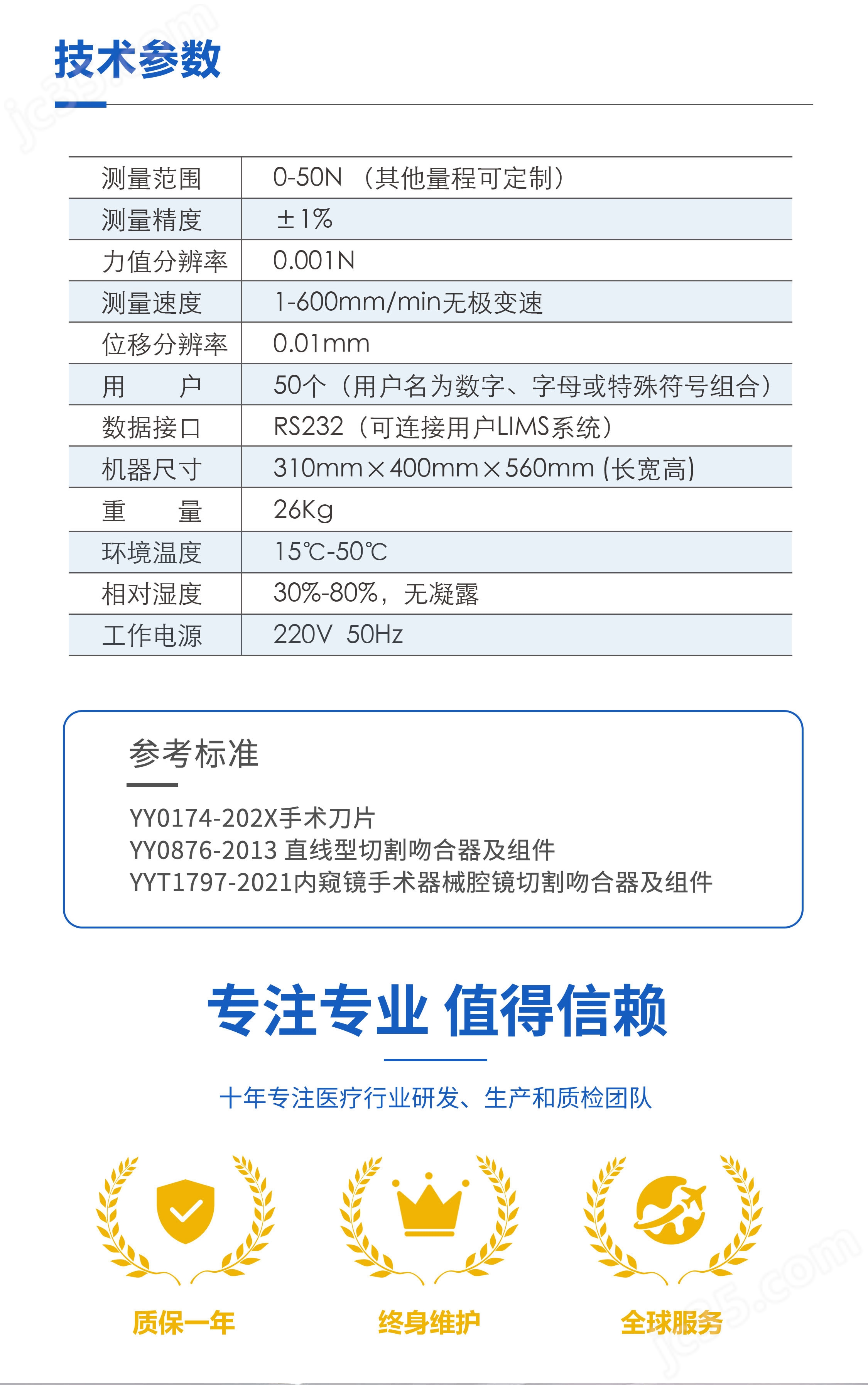 眼用刀刃口锋利度测试仪